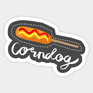 CORNDOG LOVER Sticker